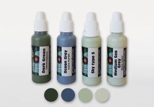 Farby akrylowe - zestaw nr 1 Wielka Brytania/Europa